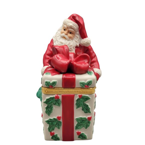 PartyLite Jolly Santa Votive Holder P7251 Santa Claus Christmas Winter - Picture 2 of 10
